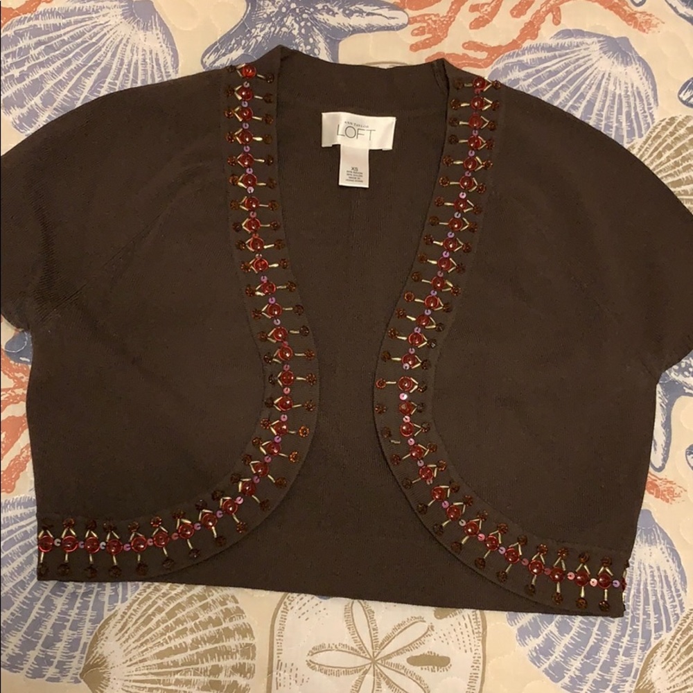LOFT shrug open balero cartigan